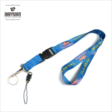 Изготовитель талрея Рекламный дешевый Custom Colorful Neck Polyester Printed Lanyard